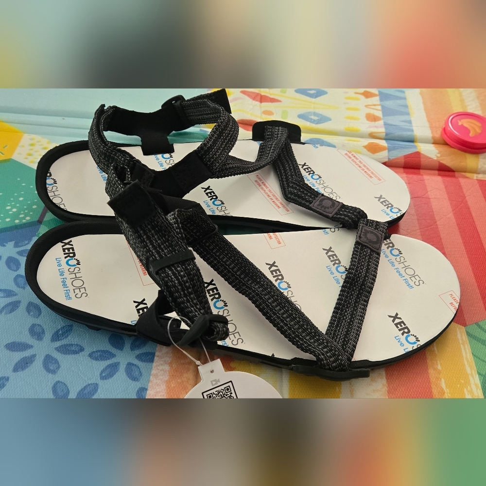 Xero Shoes men's Black Athletic Sandals